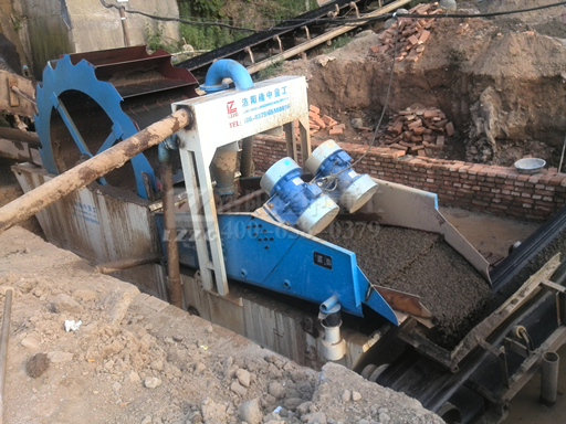 洗砂回收一體機(jī)現(xiàn)場(chǎng) 洗砂回收一體機(jī)現(xiàn)場(chǎng)