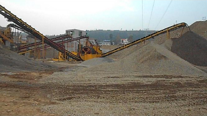 洗砂現(xiàn)場(chǎng)圖